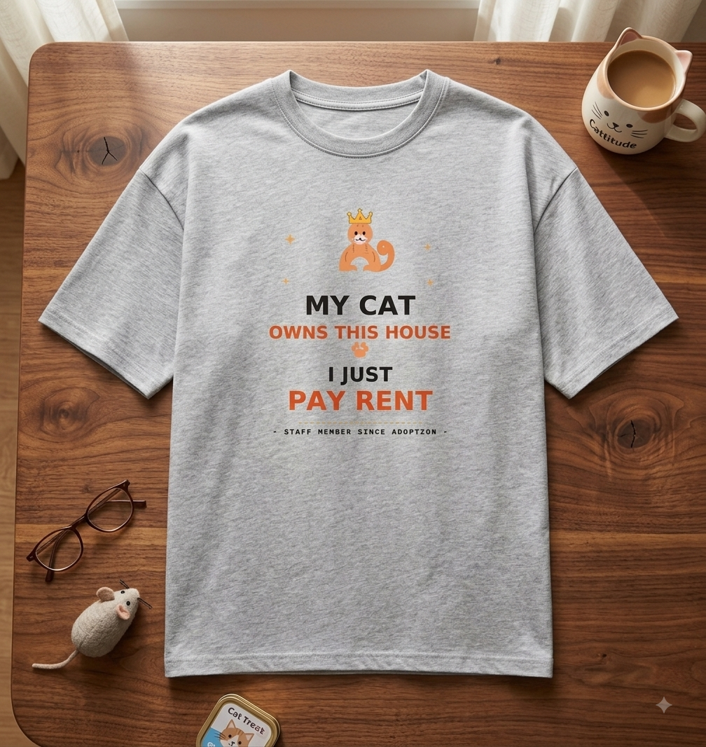 Unisex Oversized cat lover T-Shirt